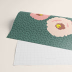 wild garden flowers: poppy flowers - modern illustration Wrapping Paper Gallery Image 2