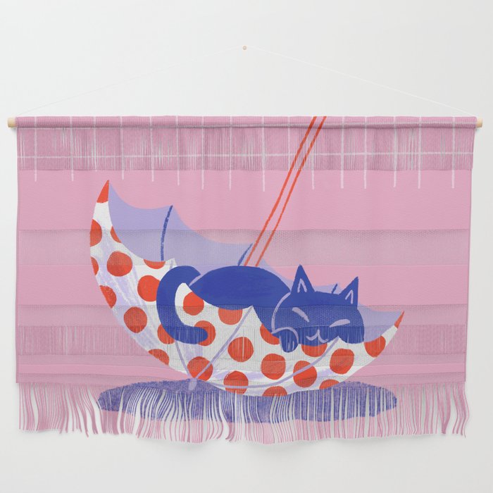 Umbrella Cat Wall Hanging Gallery Image 1