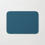 Peacock Blue Bath Mat Gallery Image 1