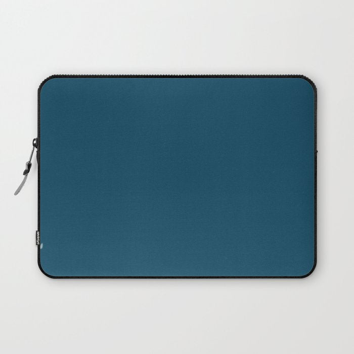 Peacock Blue Laptop Sleeve Gallery Image 1