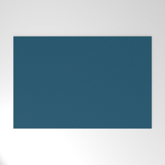 Peacock Blue Welcome Mat Gallery Image 1