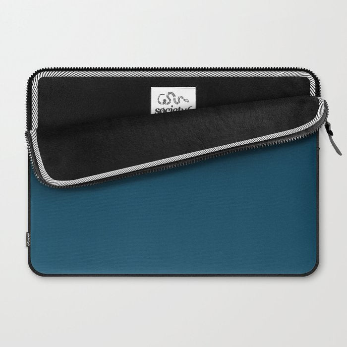Peacock Blue Laptop Sleeve Gallery Image 2