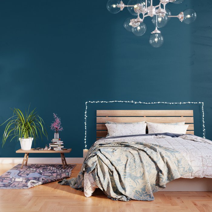 Peacock Blue Wallpaper Gallery Image 1