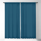 Peacock Blue Window Curtain Gallery Image 5