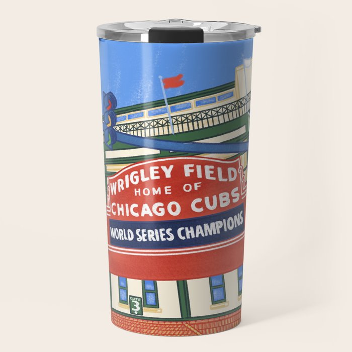 Wrigley Field Travel Mug Gallery Image 1