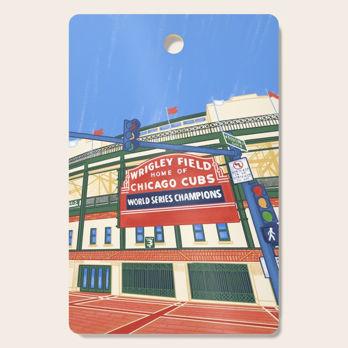 Wrigley Field Cutting Board Gallery Image 1