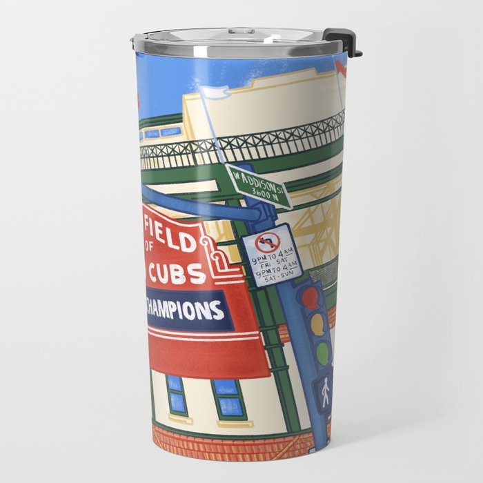 Wrigley Field Travel Mug Gallery Image 2