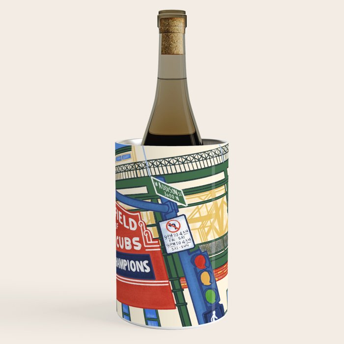 Wrigley Field Wine Chiller Gallery Image 3