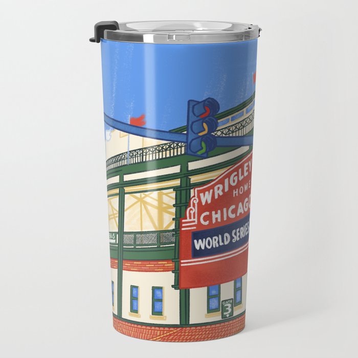 Wrigley Field Travel Mug Gallery Image 3