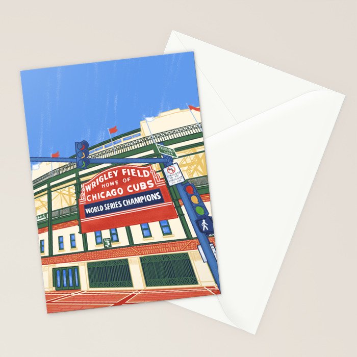 Wrigley Field Stationery Card Gallery Image 2