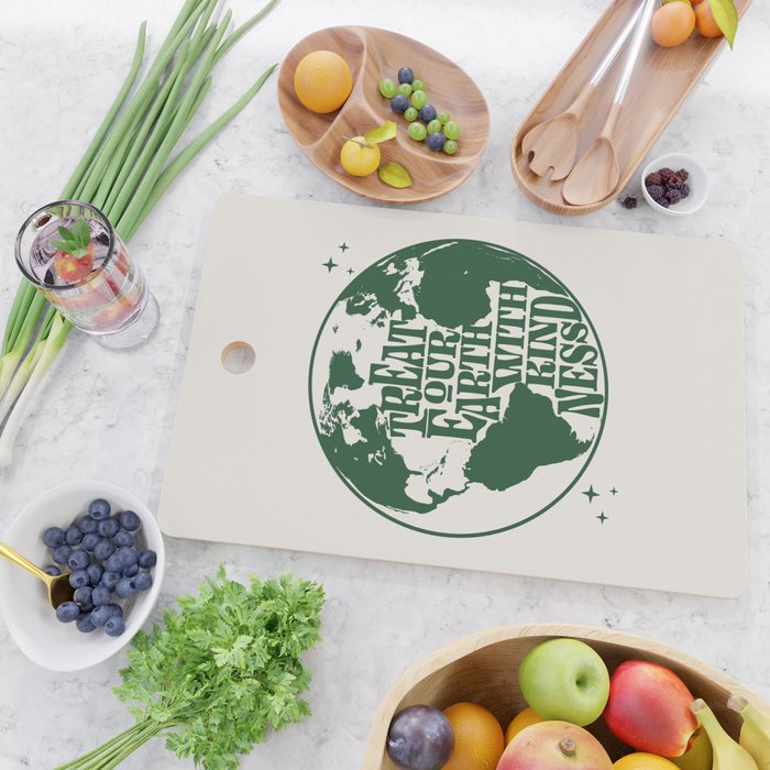 Treat our Earth with Kindness Cutting Board Gallery Image 2