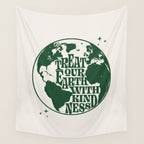 Treat our Earth with Kindness Wall Tapestry Gallery Image 4