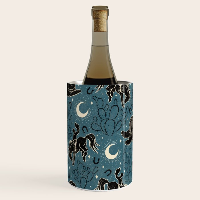Cowboys and Cacti - midnight Wine Chiller Gallery Image 3