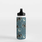 Cowboys and Cacti - midnight Water Bottle Gallery Image 3