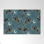 Cowboys and Cacti - midnight Welcome Mat Gallery Image 1
