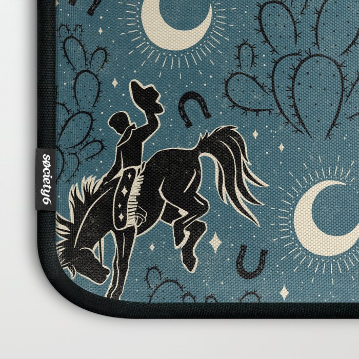 Cowboys and Cacti - midnight Laptop Sleeve Gallery Image 3