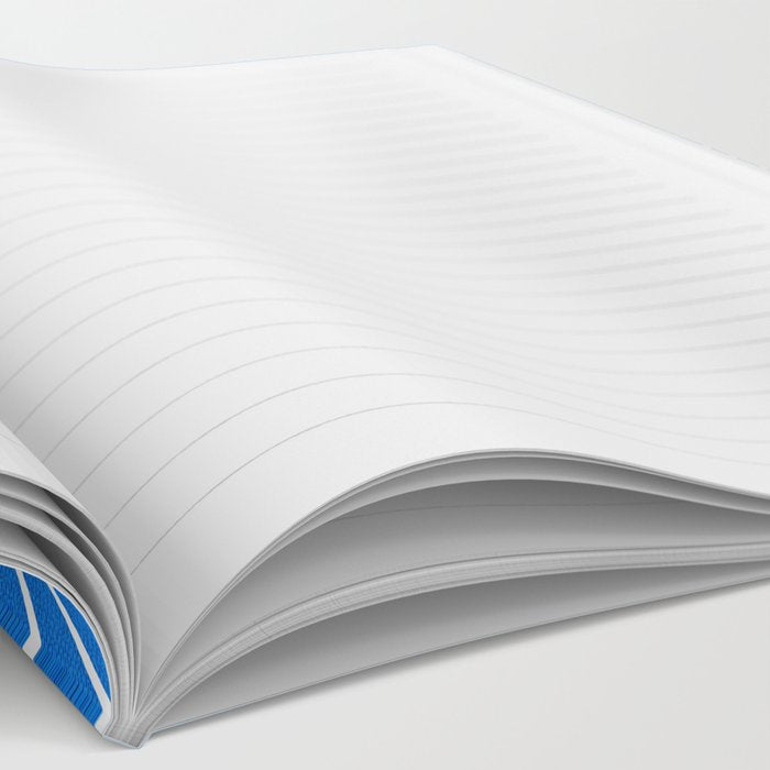 French Blue Ocean Waves Notebook Gallery Image 2