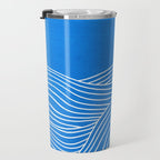 French Blue Ocean Waves Travel Mug Gallery Image 3