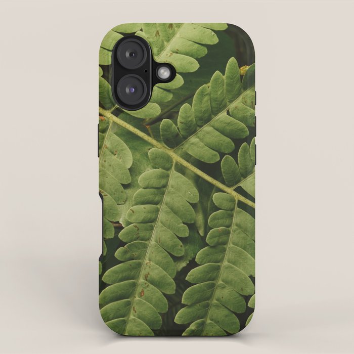 Summer Fern Detail 2 iPhone Case Gallery Image 1