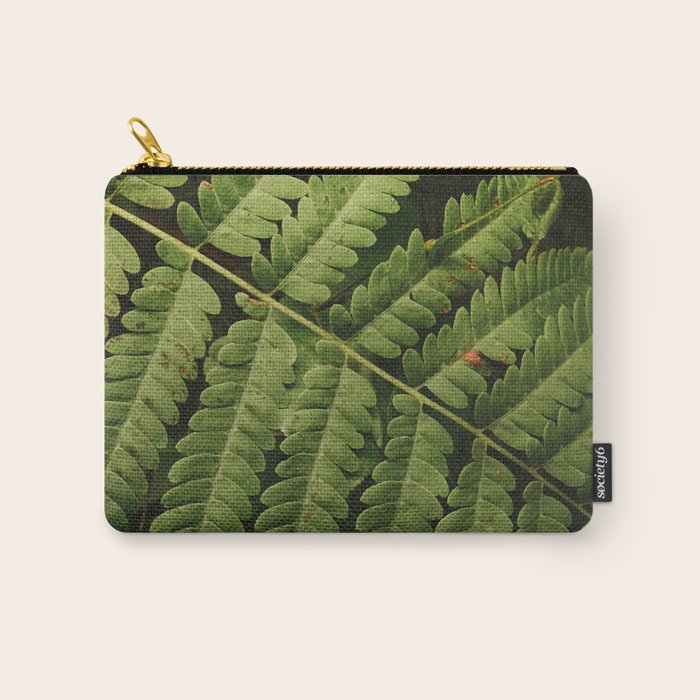 Summer Fern Detail 2 Carry All Pouch Gallery Image 1