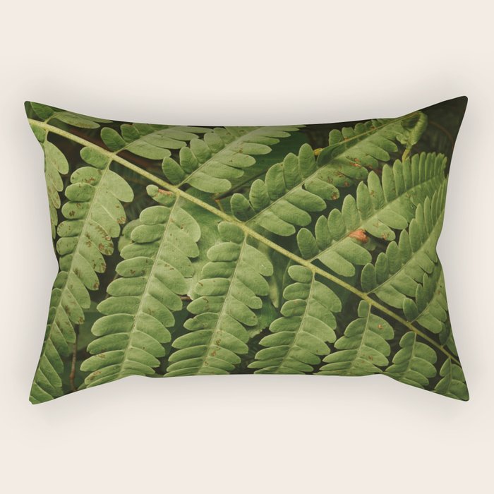 Summer Fern Detail 2 Rectangular Pillow Gallery Image 2