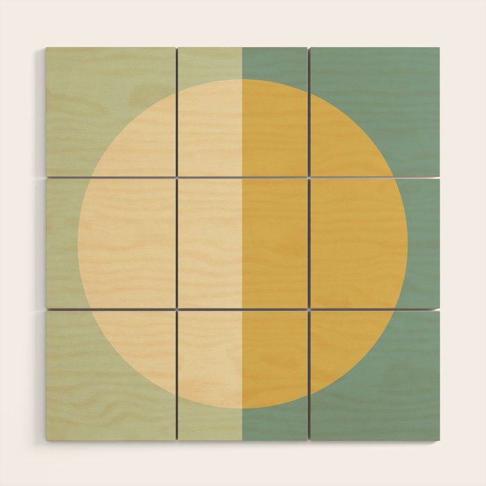 Color Block Abstract XXIII Wood Wall Art Gallery Image 1