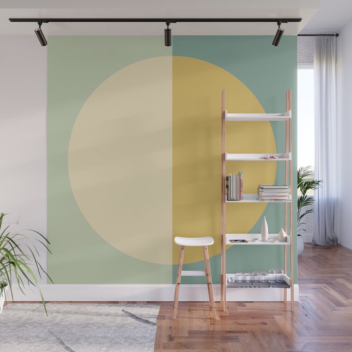 Color Block Abstract XXIII Wall Mural Gallery Image 1