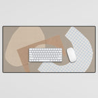 Three Shapes #1 Desk Mat Gallery Image 1