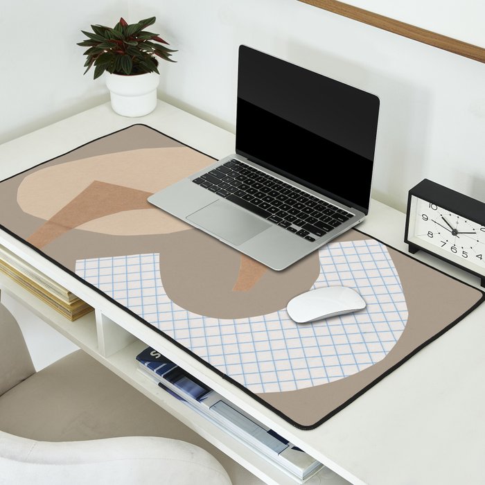 Three Shapes #1 Desk Mat Gallery Image 2