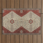 Bohemian Oriental Design E15 Outdoor Rug Gallery Image 1