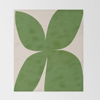 Abstract-botanical 23 Throw Blanket Gallery Image 2