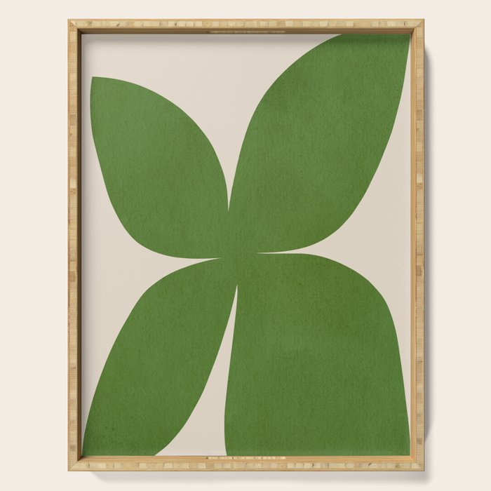 Abstract-botanical 23 Serving Tray Gallery Image 1