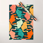 Tigers in the sky Wrapping Paper Gallery Image 1