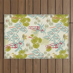 Tropical Spring Outdoor Rug Gallery Image 1