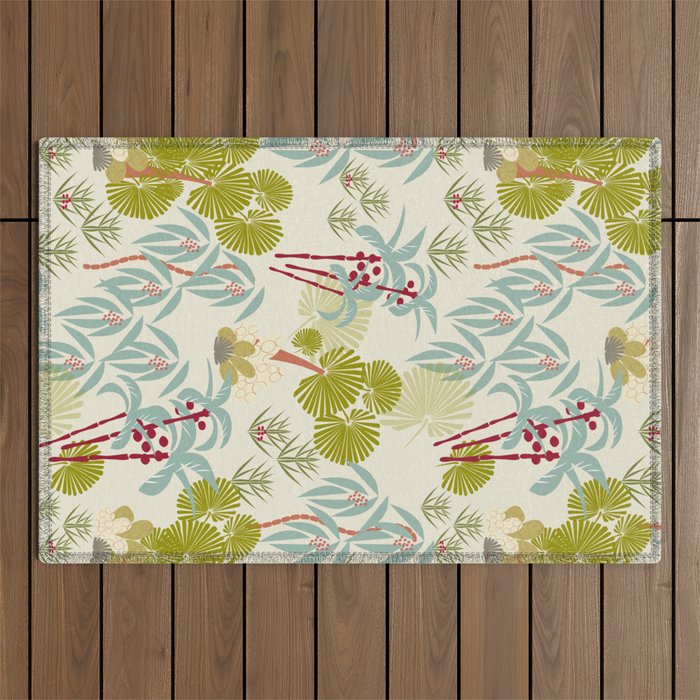 Tropical Spring Outdoor Rug Gallery Image 1