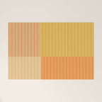 Color Block Line Abstract IV Boho Western Welcome Mat Gallery Image 1