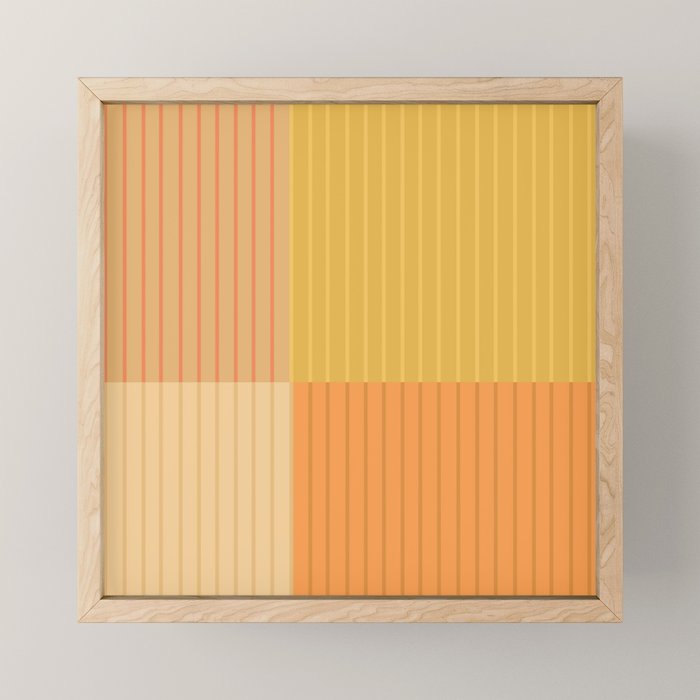 Color Block Line Abstract IV Boho Western Mini Art Print Gallery Image 1