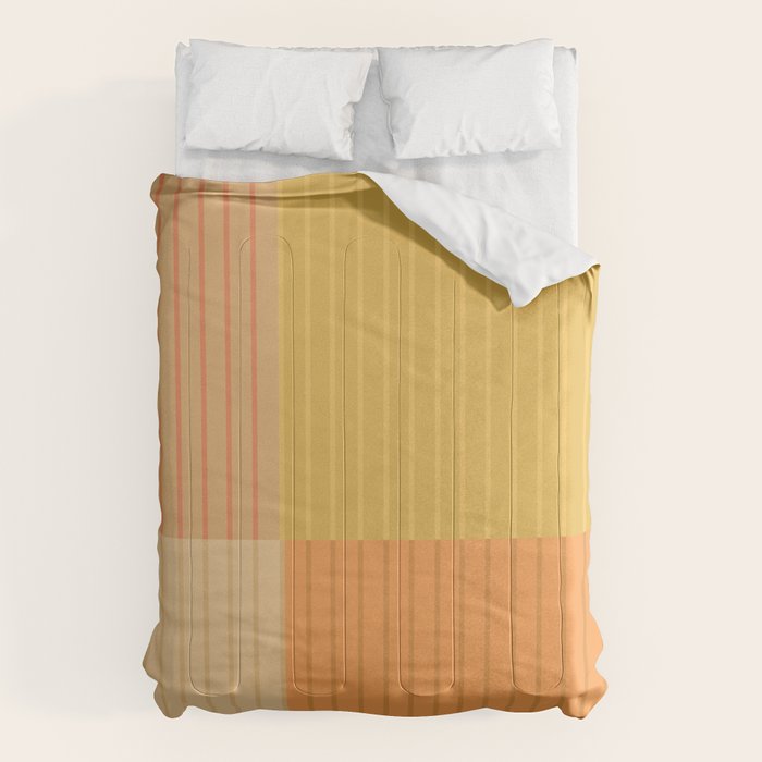 Color Block Line Abstract IV Boho Western Comforter Gallery Image 1
