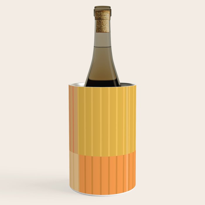 Color Block Line Abstract IV Boho Western Wine Chiller Gallery Image 1
