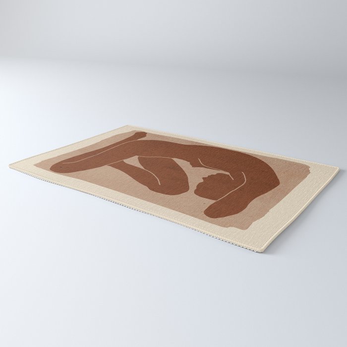 Abstract Nude Art Rug Gallery Image 3