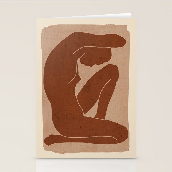 Abstract Nude Art Stationery Card Gallery Image 1