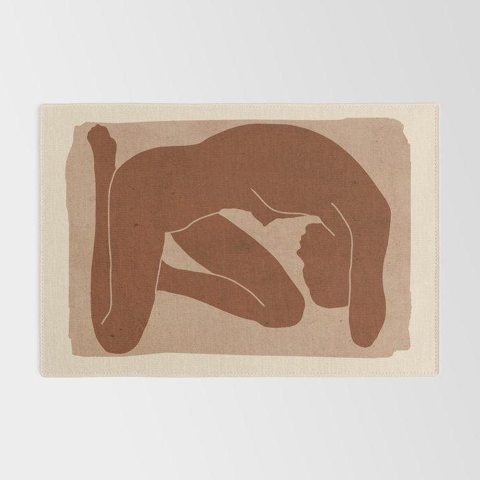 Abstract Nude Art Rug Gallery Image 2