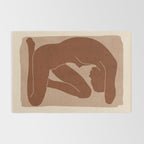 Abstract Nude Art Rug Gallery Image 2
