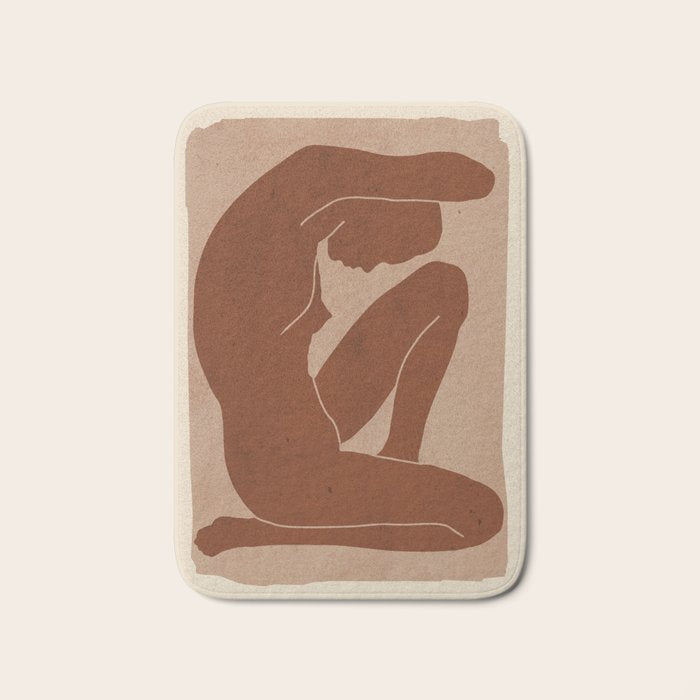 Abstract Nude Art Bath Mat Gallery Image 1