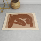 Abstract Nude Art Rug Gallery Image 1