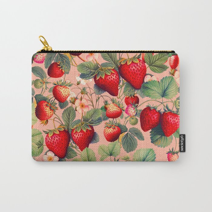 Strawberry Fields Forever V Carry All Pouch Gallery Image 1