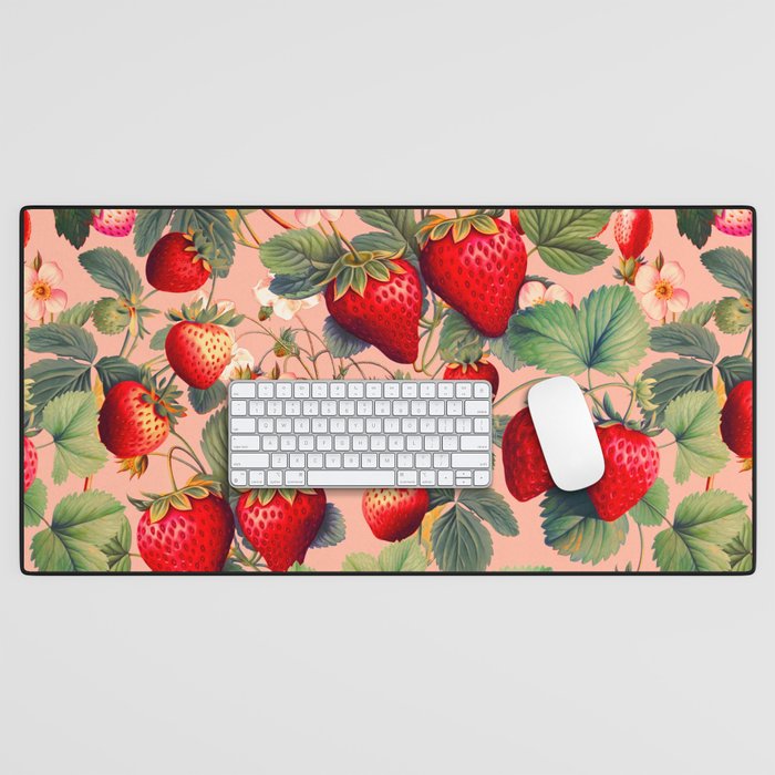 Strawberry Fields Forever V Desk Mat Gallery Image 1