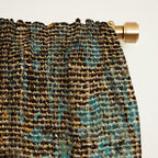 Aged Damask Texture 4 Window Curtain Gallery Image 2