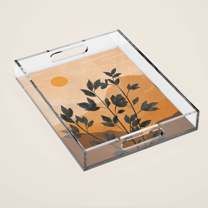 Plant Under a Dune Acrylic Tray Gallery Image 1