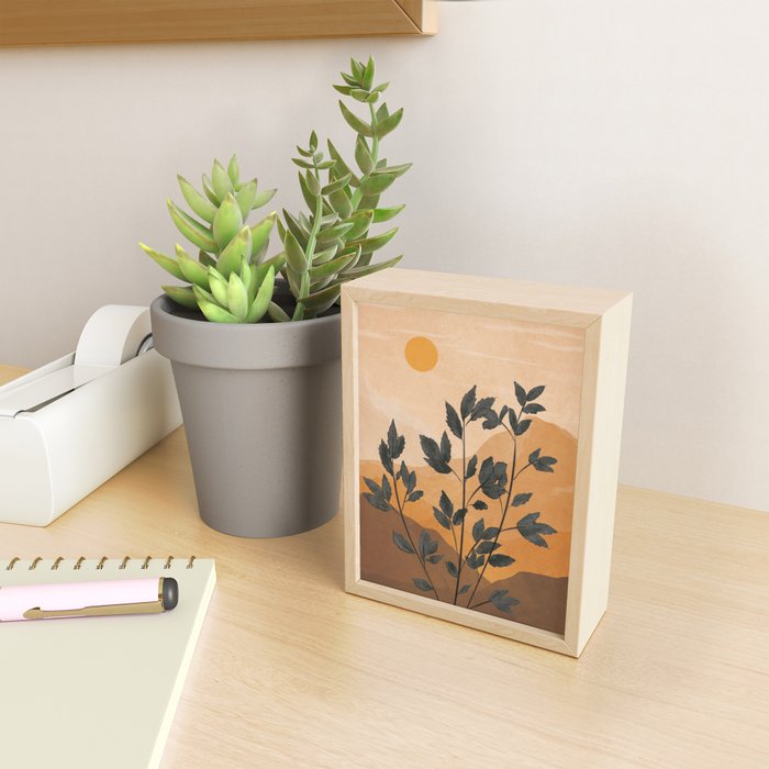 Plant Under a Dune Mini Art Print Gallery Image 2